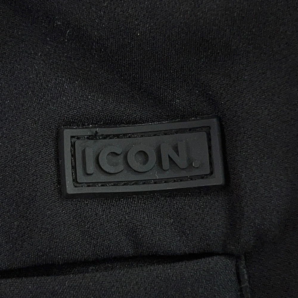 Icon Amsterdam Mens 30 Black The Tech Trousers Pant NWT